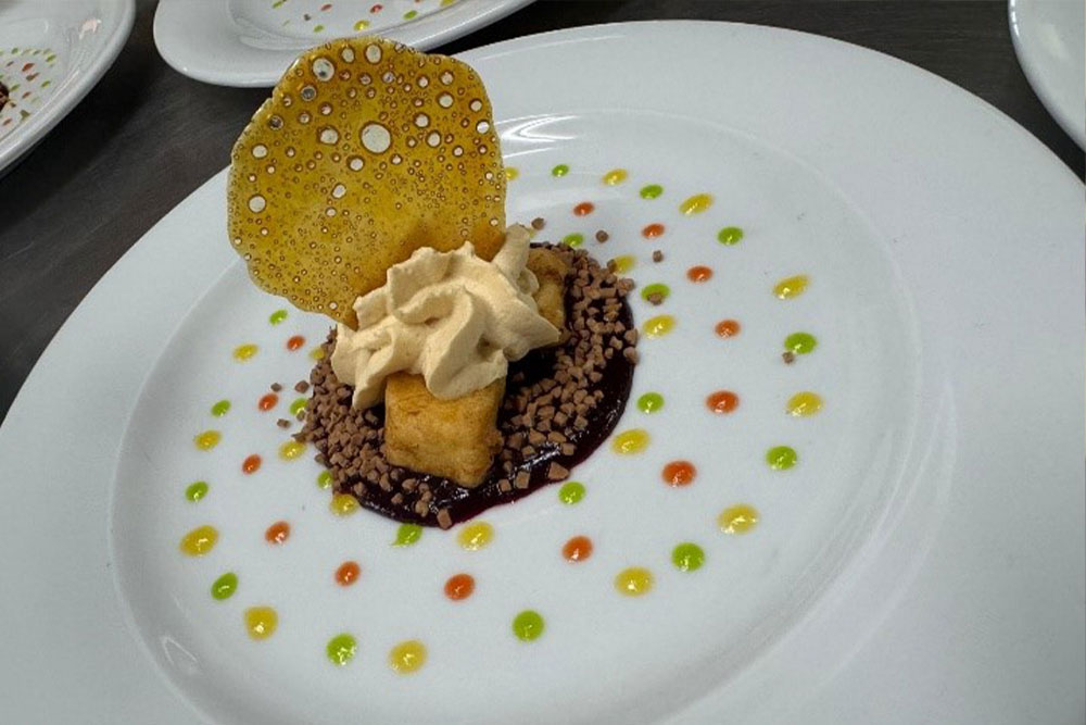 Fantasía alcarreña de crema frita